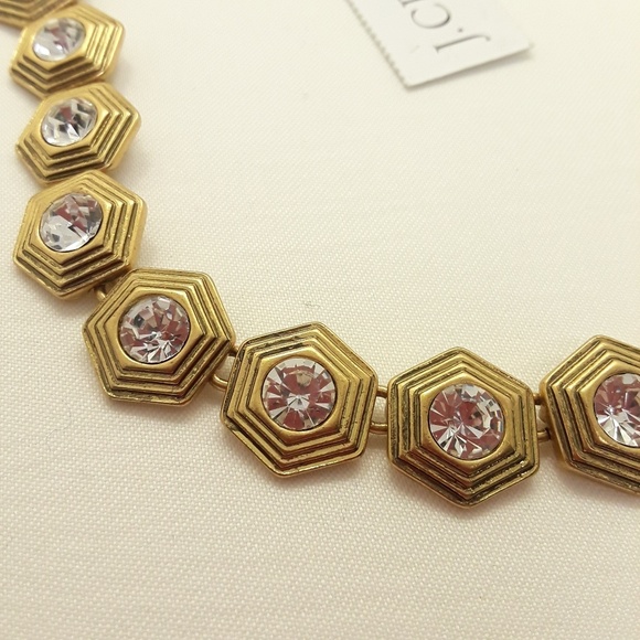 J. Crew Swarovski Crystal Statement Necklace NWT - Picture 6 of 8